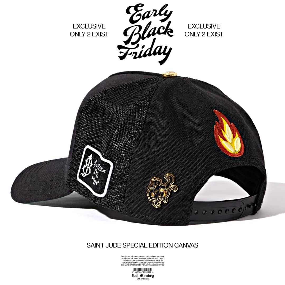 Saint Jude Special Edition Black Canvas