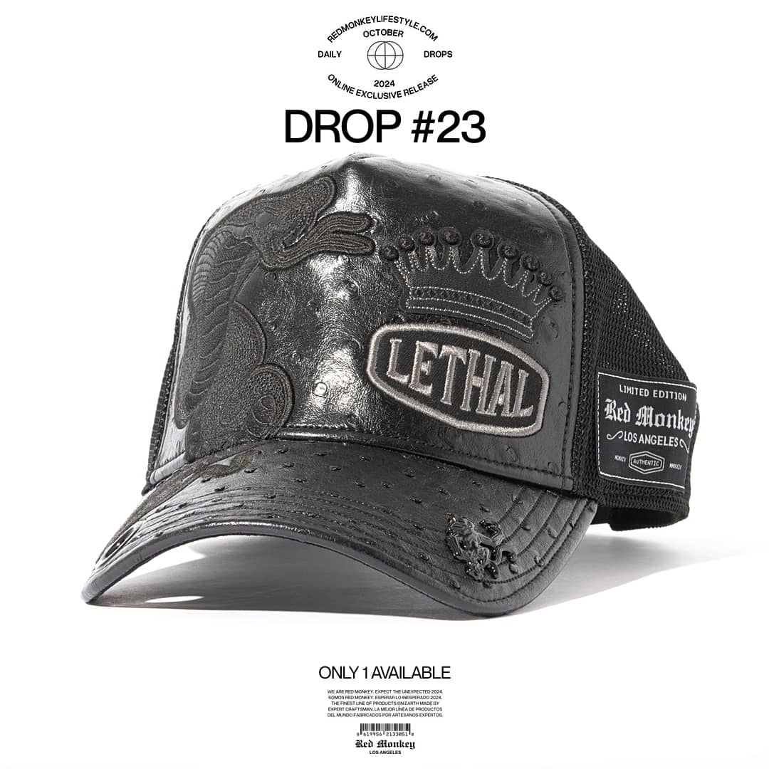 Lethal Cobra Black Ostrich
