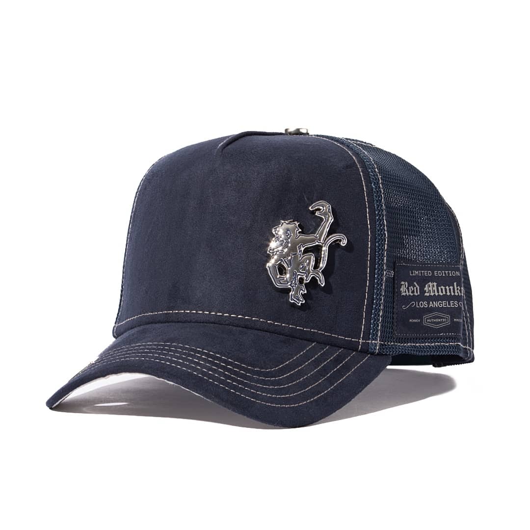 Red Monkey Rich - Micro-Suede Navy